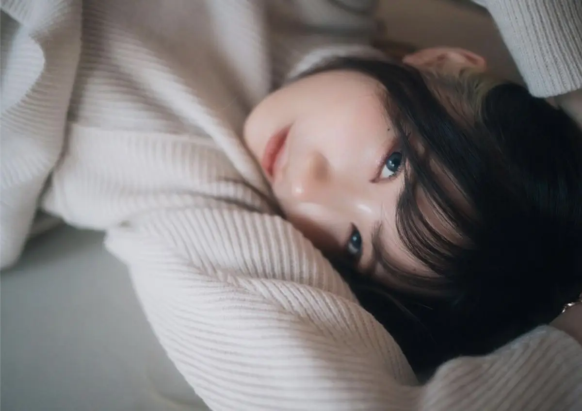 Satsuki Mei: Blooming Grace in 'Mebaechau Part02' Photobook - Discover Her Tender Charm
