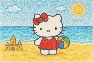 Simple Hello Kitty Drawings: 112+ Cute and Easy Art Ideas - image 16
