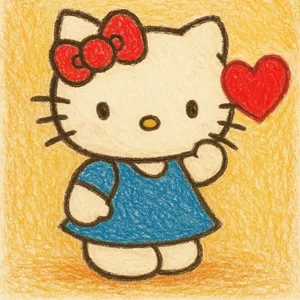 Simple Hello Kitty Drawings: 112+ Cute and Easy Art Ideas - image 27