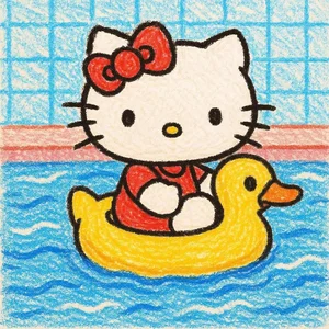 Simple Hello Kitty Drawings: 112+ Cute and Easy Art Ideas - image 31