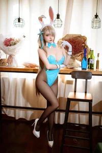 Er Zuo Nisa - Blue Archive Ichinose Asuna Bunny Girl Cosplay (31P) - image 16