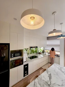 Innovative Townhouse Design: Swapping the Living Room with a Central Kitchen Island - image 13