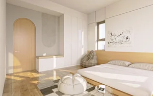 Innovative Townhouse Design: Swapping the Living Room with a Central Kitchen Island - image 2