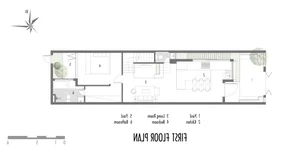 Innovative Townhouse Design: Swapping the Living Room with a Central Kitchen Island - image 14