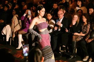 Vietnamese Brocade Shines at Paris Fashion Week: La Phạm’s Mountain Dreams Collection Captured in the Fashion Capital - image 5
