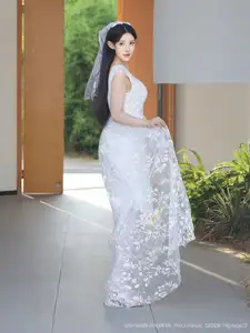 Li Shuang Er No.10661: Ethereal Beauty in a Sexy White Gown - image 20