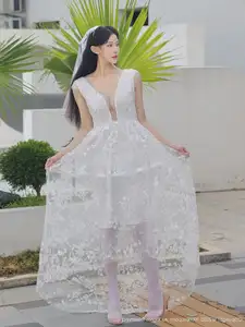 Li Shuang Er No.10661: Ethereal Beauty in a Sexy White Gown - image 22