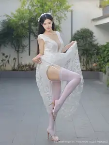 Li Shuang Er No.10661: Ethereal Beauty in a Sexy White Gown - image 47
