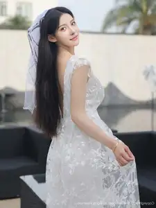 Li Shuang Er No.10661: Ethereal Beauty in a Sexy White Gown - image 28