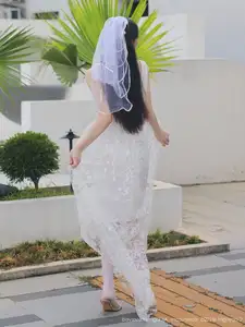 Li Shuang Er No.10661: Ethereal Beauty in a Sexy White Gown - image 11