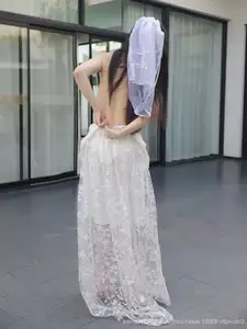 Li Shuang Er No.10661: Ethereal Beauty in a Sexy White Gown - image 37