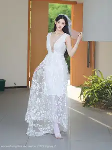 Li Shuang Er No.10661: Ethereal Beauty in a Sexy White Gown - image 23