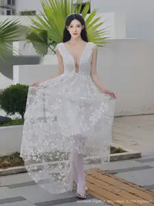 Li Shuang Er No.10661: Ethereal Beauty in a Sexy White Gown - image 51