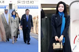 South Korean First Lady's Business Trip Outfits: Elegant and Youthful Fashion Inspiration - image 7