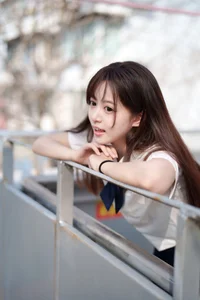 Aesthetic JK Uniform Portrait Series featuring Xiao Yi: YiTuYu Art Language Vol.9303 – Timeless Japanese Schoolgirl Style and Youthful Photography Inspiration - image 13