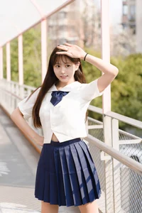 Aesthetic JK Uniform Portrait Series featuring Xiao Yi: YiTuYu Art Language Vol.9303 – Timeless Japanese Schoolgirl Style and Youthful Photography Inspiration - image 21