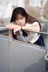 Aesthetic JK Uniform Portrait Series featuring Xiao Yi: YiTuYu Art Language Vol.9303 – Timeless Japanese Schoolgirl Style and Youthful Photography Inspiration - image 16