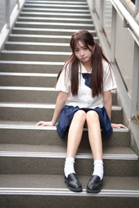 Aesthetic JK Uniform Portrait Series featuring Xiao Yi: YiTuYu Art Language Vol.9303 – Timeless Japanese Schoolgirl Style and Youthful Photography Inspiration - image 24