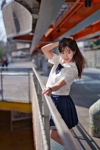 Aesthetic JK Uniform Portrait Series featuring Xiao Yi: YiTuYu Art Language Vol.9303 – Timeless Japanese Schoolgirl Style and Youthful Photography Inspiration - image 11