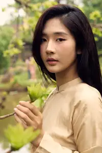 Timeless Vietnamese Beauty: Elegant Ao Dai Girl Amidst Ancient Architecture - Photo 597392964_1911130843144618_1615706383643237778_n.jpg - image 3