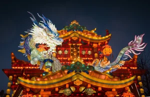 China Celebrates Year of the Dragon 2024: Massive Lantern Festivals and Traditions - image 3