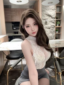 Elegant Secretary Office Cosplay by Qing Shui You Nai – Sophisticated Professional Fashion and Corporate Reception Room Aesthetic Photography Collection - image 19