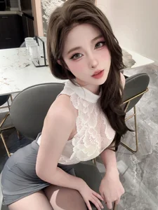 Elegant Secretary Office Cosplay by Qing Shui You Nai – Sophisticated Professional Fashion and Corporate Reception Room Aesthetic Photography Collection - image 16