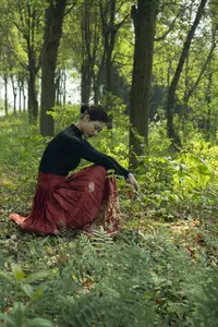 Chenaling_CL's Grace with Classic Horse Skirt in YiTuYu Vol.8784 Collection - image 26