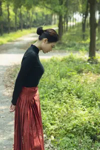 Chenaling_CL's Grace with Classic Horse Skirt in YiTuYu Vol.8784 Collection - image 8