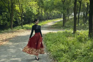 Chenaling_CL's Grace with Classic Horse Skirt in YiTuYu Vol.8784 Collection - image 17