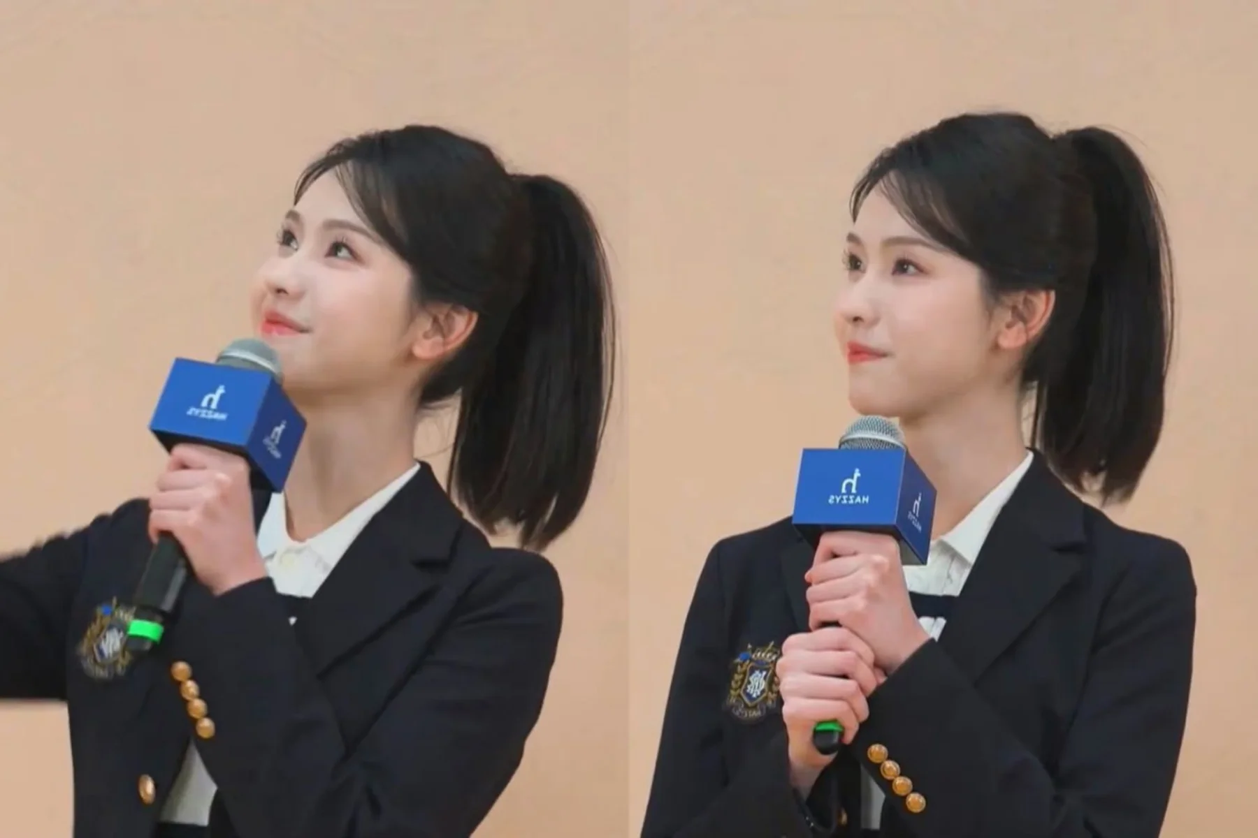 Actress Tran Do Linh Stuns in School Uniform at Recent Event