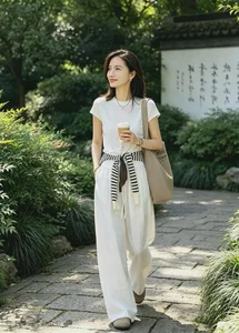 Elegant Black and White Summer Outfits for Effortless Style - image 0