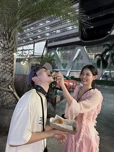 Truong My Nhan and Husband Share Romantic Christmas Photoshoot: A Celebration of Festive Style and Love - image 3