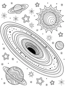 100+ Creative Space Coloring Pages for Kids: Explore the Universe Today - image 16