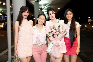 Phuong Nhi Departs for Miss International 2023 in Japan - image 1