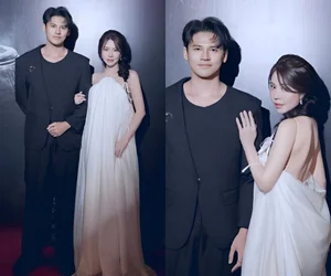Stunning Red Carpet Maternity Style: Gao Nep Gao Te Star Radiates Confidence - image 4