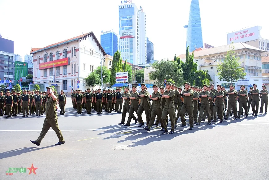 President To Lam Attends Launch of Security and Order Protection Force in Ho Chi Minh City