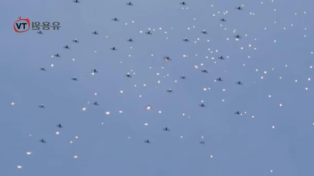 South Korea Deploys Automatic Air Defense Cannons Against Drone Swarms