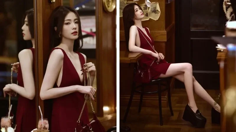 Bai Lu Sparks Fashion Controversy at Gucci Event Over Red Dress Styling