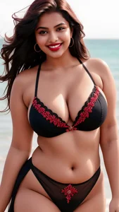 AI Lookbook: Stunning Portraits of Indian Models in Beachwear and Bikinis - image 9