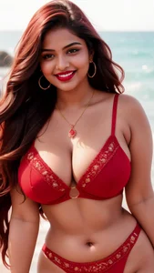 AI Lookbook: Stunning Portraits of Indian Models in Beachwear and Bikinis - image 7