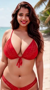 AI Lookbook: Stunning Portraits of Indian Models in Beachwear and Bikinis - image 15