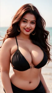 AI Lookbook: Stunning Portraits of Indian Models in Beachwear and Bikinis - image 1