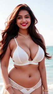 AI Lookbook: Stunning Portraits of Indian Models in Beachwear and Bikinis - image 13