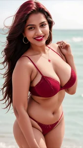 AI Lookbook: Stunning Portraits of Indian Models in Beachwear and Bikinis - image 11