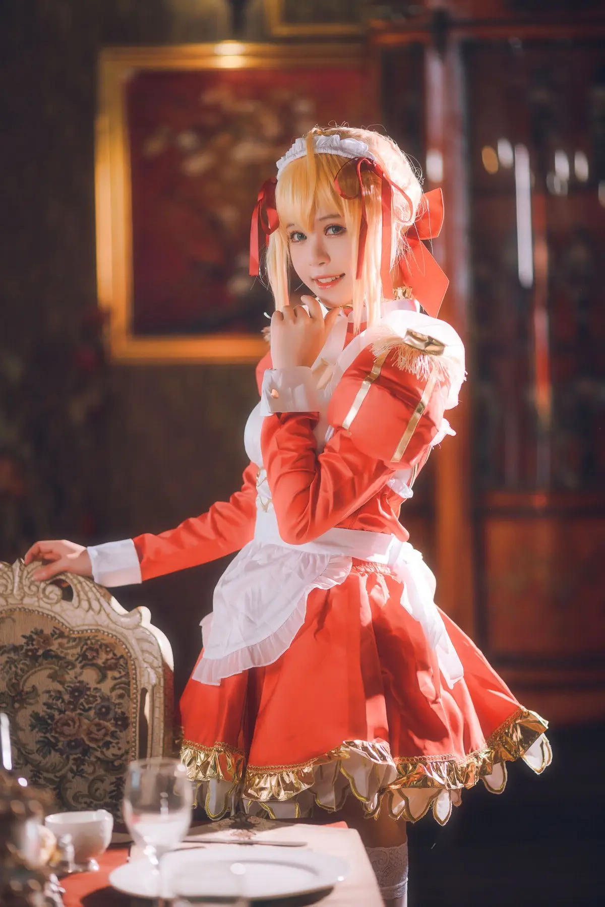 Coser Xing Dai Lu Lu as Charming Nero Maid: Special Photo Collection (35P)
