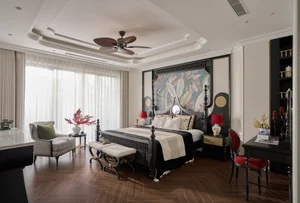 Artistic 315m2 Villa: A Perfect Fusion of Indochine Charm and Bold Pop Art Style - image 9