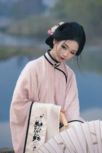 Timeless Elegance of Yi Ming in Art Language Vol.8869 - A Poetic Riverside Muse - image 9