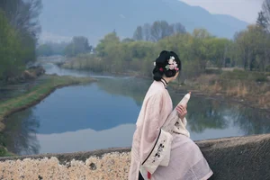 Timeless Elegance of Yi Ming in Art Language Vol.8869 - A Poetic Riverside Muse - image 19