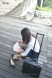 Outdoor Urban Style: Xiao Liu in Black Silk Fashion [IESS 151] - image 90